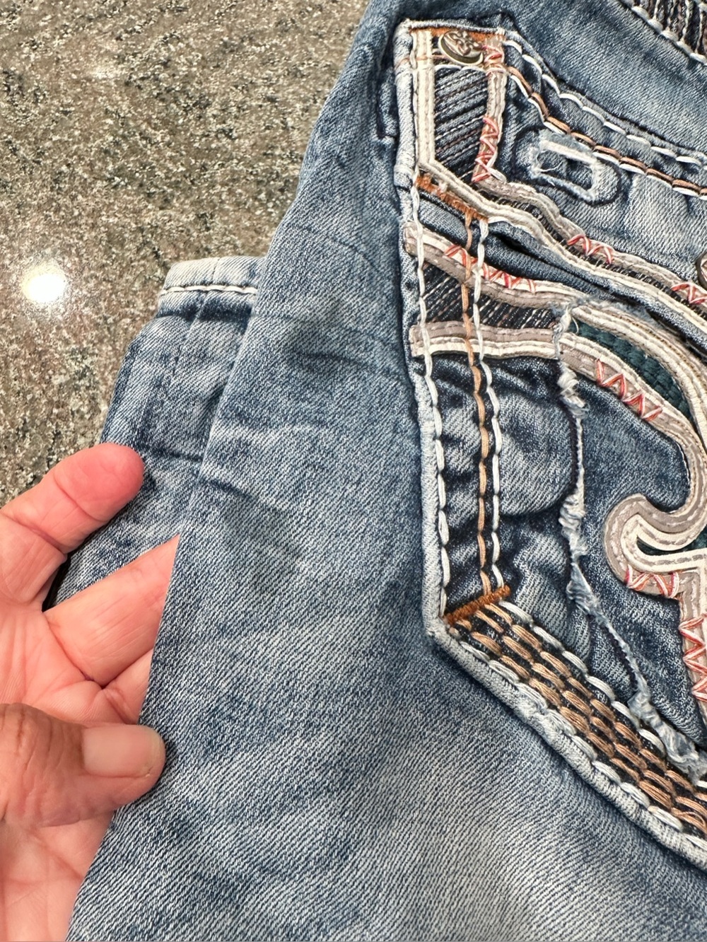 Mens Rock Revival Elijah straight jeans size 30 good condition vintage - Picture 14 of 16